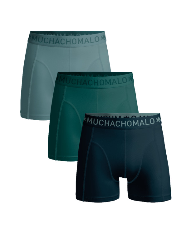 Heren 3-Pack Boxershorts Effen Green