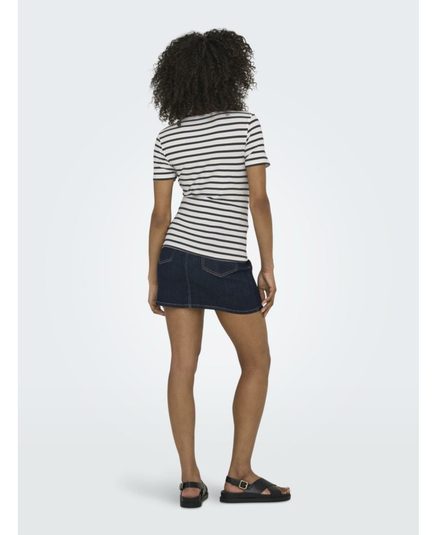 Regular Fit O-Neck Short Sleeves (S/S) GESTREEPT TEE