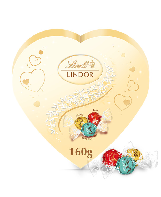 Lindt Heart 160g Assorted
