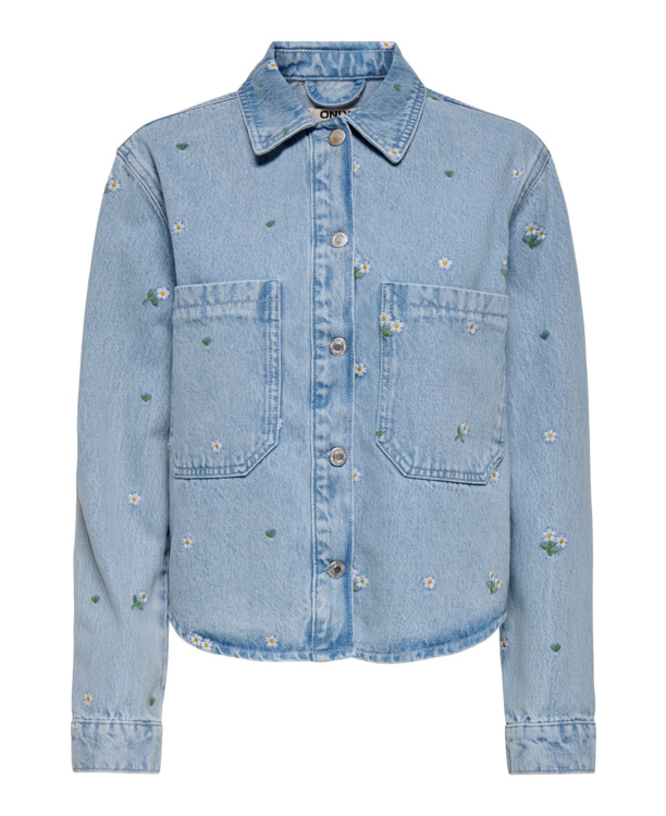 ONLCASSIE EMB LS OVS DNM SHIRT AKM