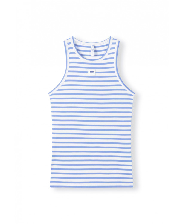 tank top rib stripes