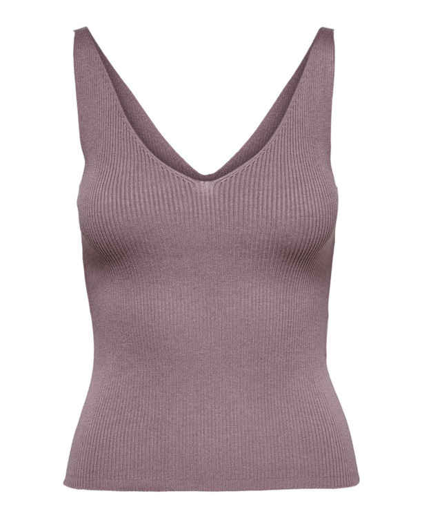 Knit Fit V-Neck Sleeveless (S/L) Gebreide top
