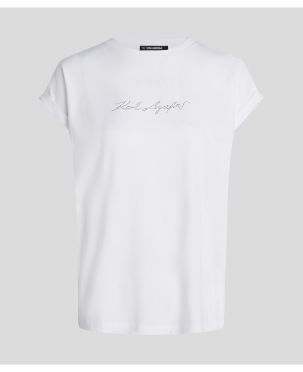 SIGNATURE RHINESTONE T-SHIRT