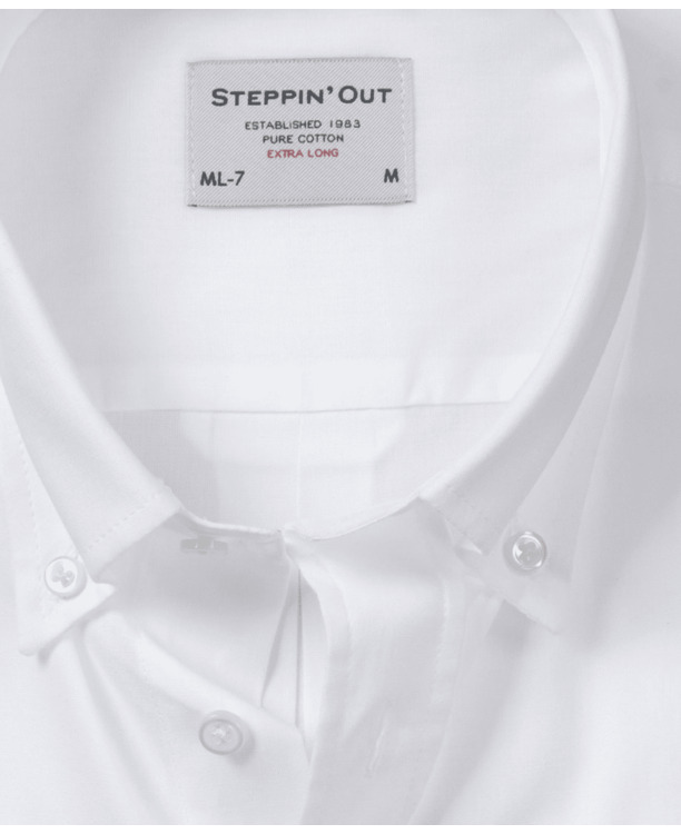 Fine Oxford Shirt Button-Down ML7