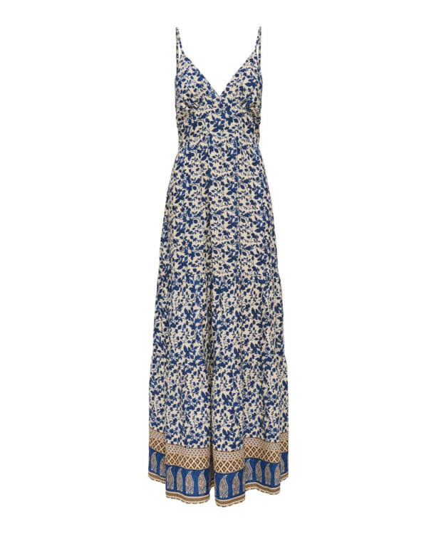 Regular Fit V-Neck Sleeveless (S/L) Elegante zomerjurk met V-hals in maxi-lengte