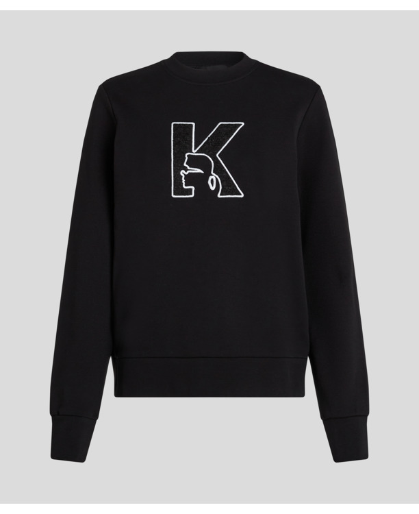K LOGO BOUCLE SWEATSHIRT