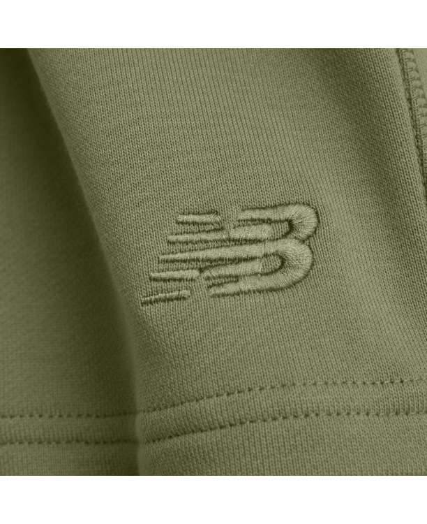 New Balance Dames Fleece Shorts Groen