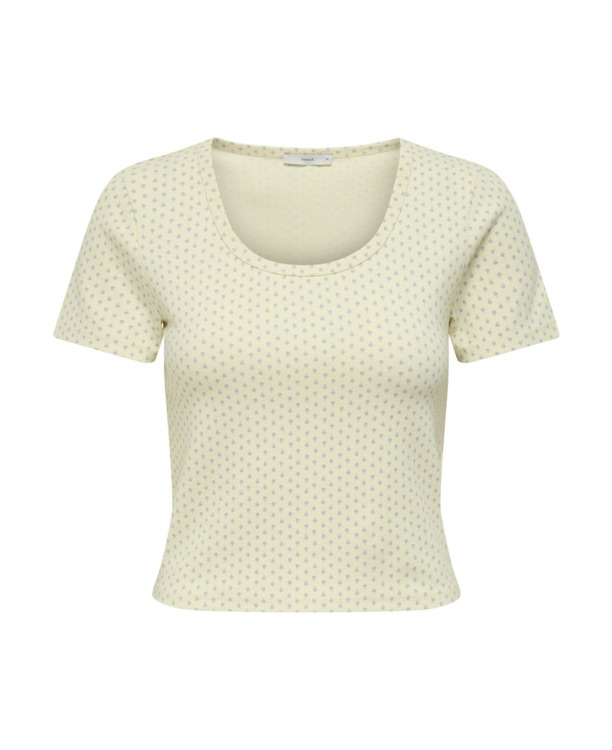 Regular Fit U-Neck Short Sleeves (S/S) Regular fit U-hals top met korte mouwen