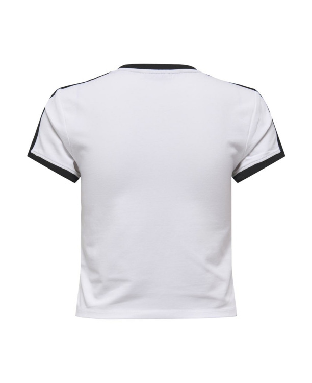 Regular Fit O-Neck Short Sleeves (S/S) Cropped O-hals T-shirt met korte mouwen voor lente/zomer