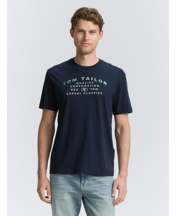 T-shirt met logo-opdruk