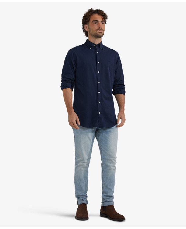 Stretch Pique Shirt Heren