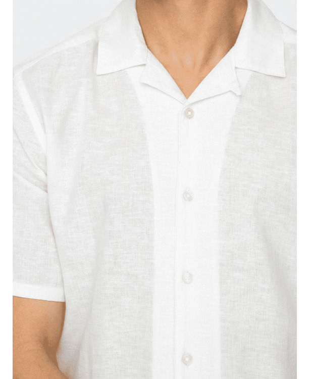 Slim Fit Resort Kraag Korte Mouwen (K/M) Heren