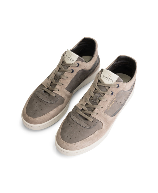 Dstrezzed Heren Lage Sneakers Wit DS Low