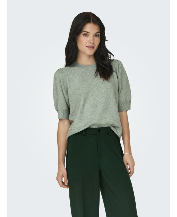 Knit Fit O-Neck 2/4 Sleeves (2/4) Lange mouwen gebreide trui met O-hals pasvorm