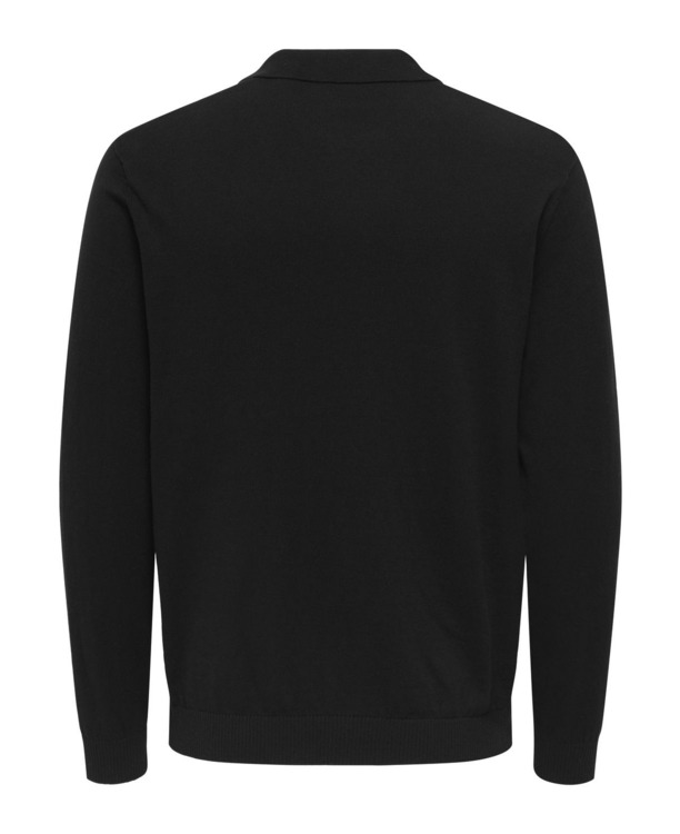 Polo met lange mouwen (L/S) met normale pasvorm Heren