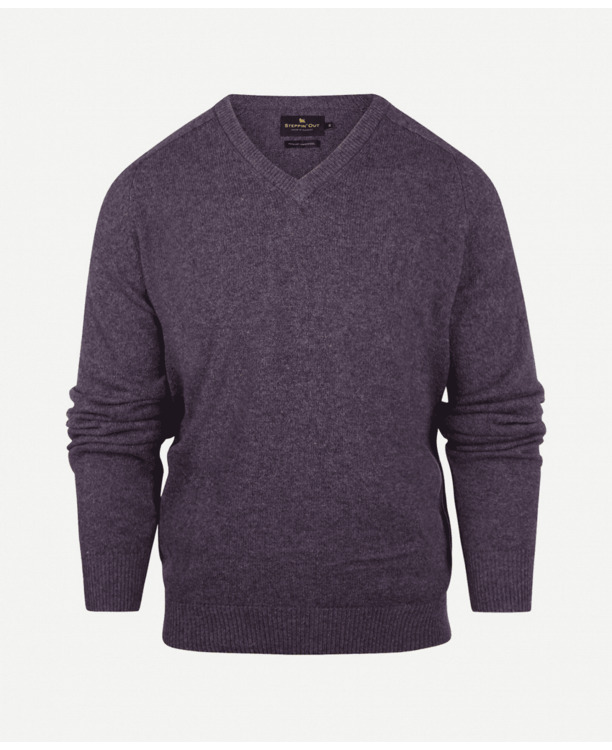 Lambswool V- neck Sweater