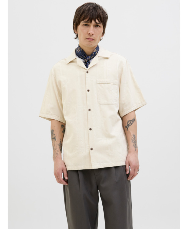 JPRBLULUKE JACQUARD RESORT S/S SHIR