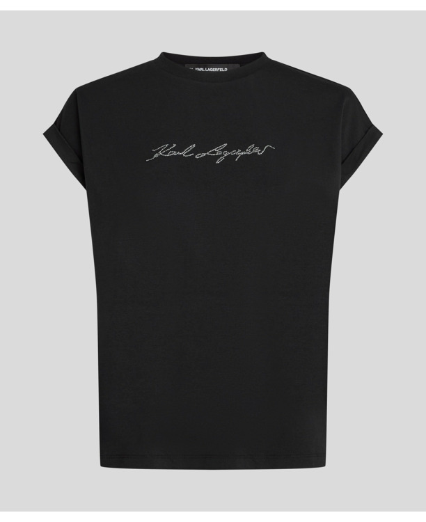 SIGNATURE RHINESTONE T-SHIRT