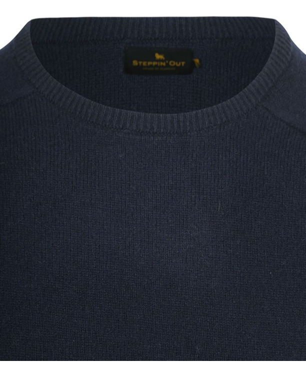 Steppin' Out Trui Lamswol Navy