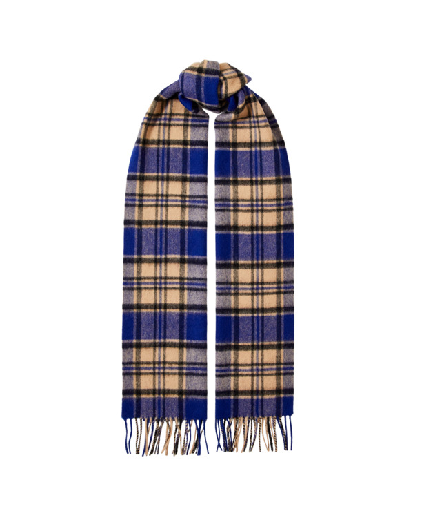 SLMTOPE WOOL CHECK SCARF