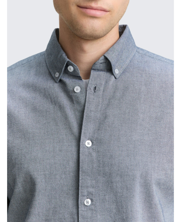 Regular fit katoenen Oxford overshirt