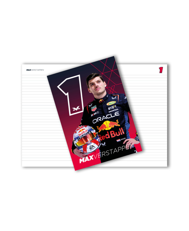 A4 Schriften - Max Verstappen