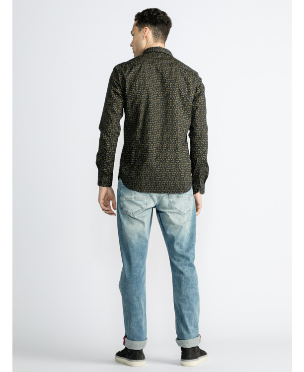 Men Shirt Long Sleeve AOP