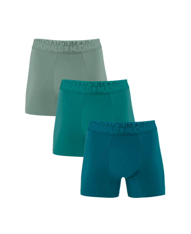 Heren 3-Pack Bamboe Boxershorts Effen