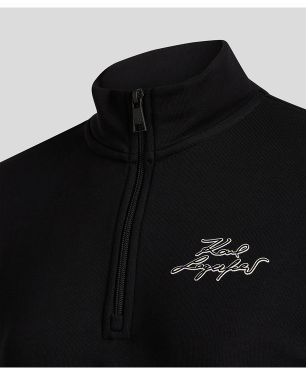 SIGNATURE VARSITY ZIP SWEAT