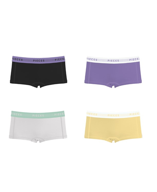 PCLOGO LADY 4 PACK SOLID NOOS BC