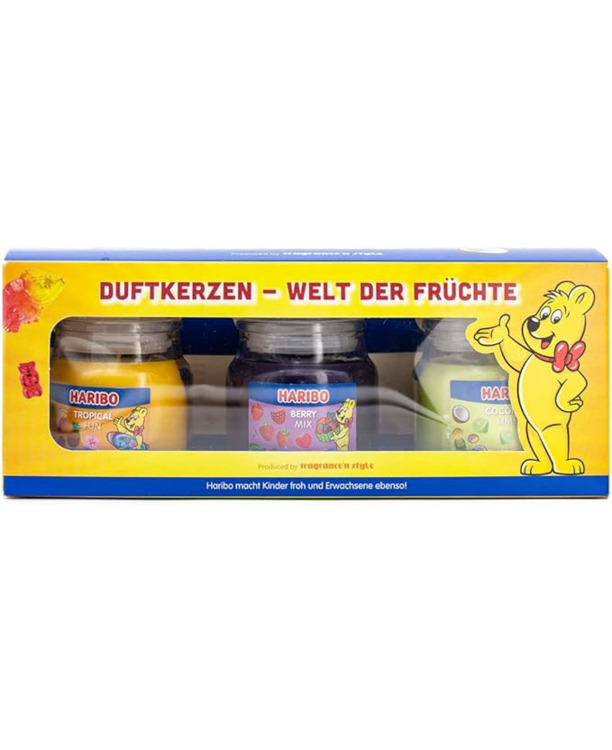 Haribo scented candles Fruit power