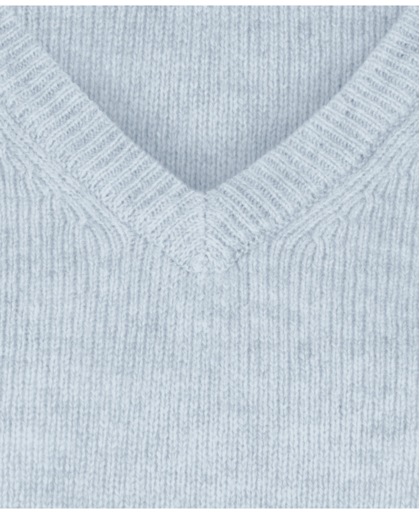 Lambswool V-neck Sweater