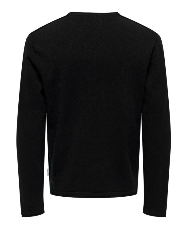 Relaxed Fit Crew Neck Lange Mouwen (L/M) Heren