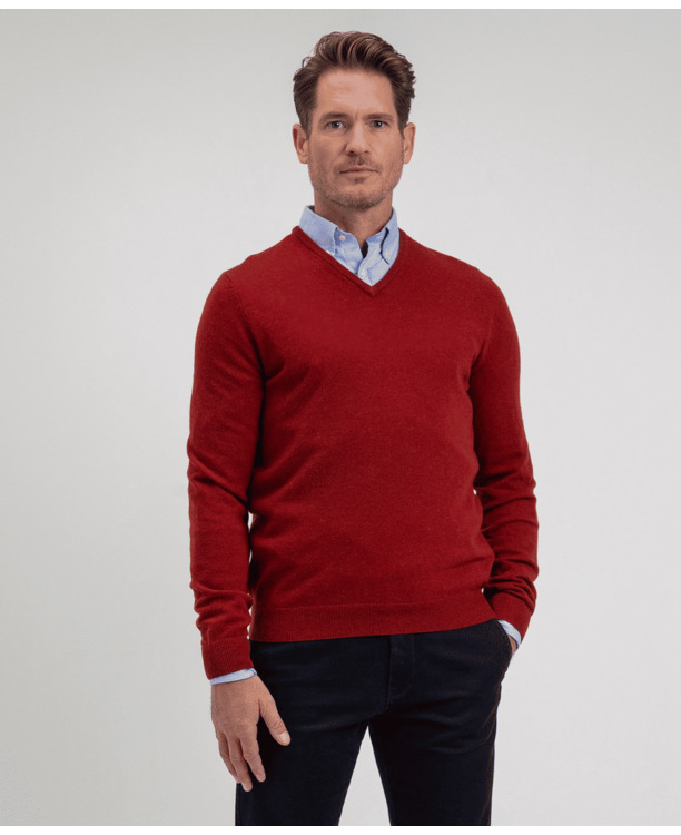 Merino V- neck Sweater