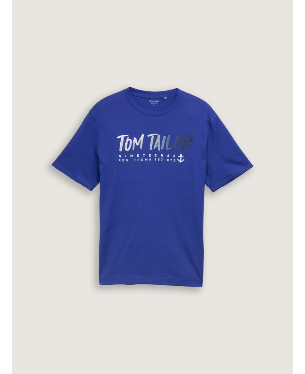 T-shirt met logo-opdruk