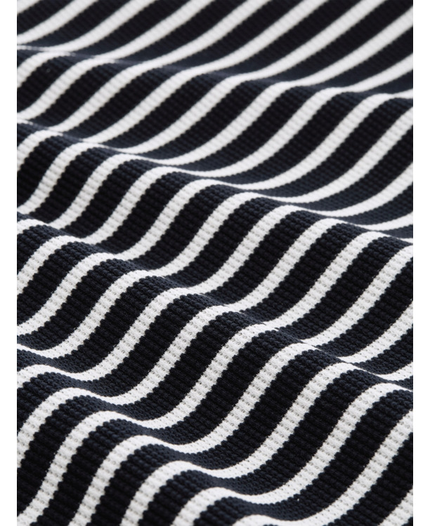 Sweatshirt met wafelstructuur