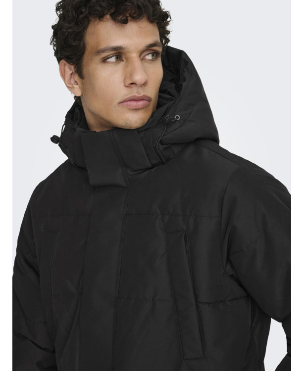 Capuchon met koordregeling lange mouwen (L/M) Heren