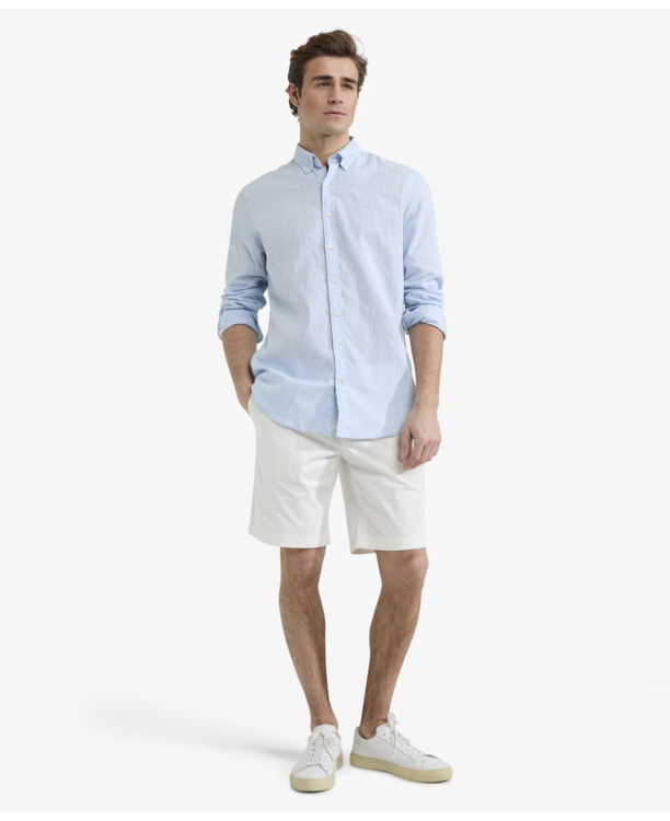 Cotton Linen Shirt Heren