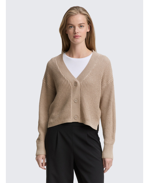 Vest met knoopsluiting