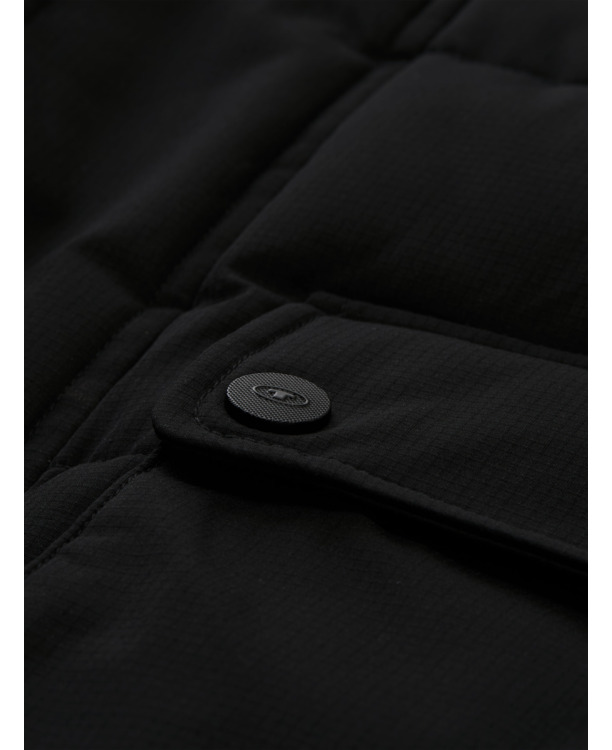 Gewatteerde parka met afneembare capuchon