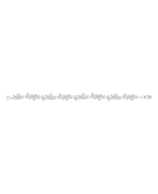 Diapason Soft Bracelet OU Rhodium shiny Crystal