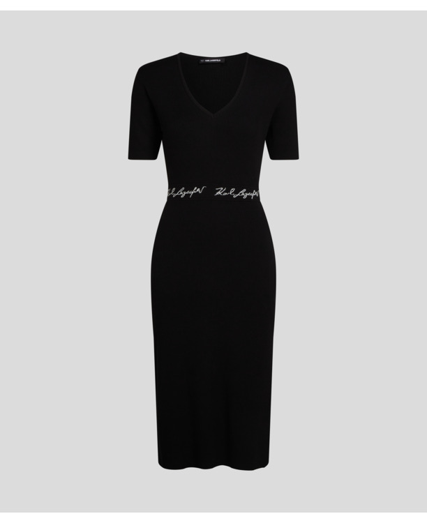 ESSENTIAL KNIT RIB DRESS