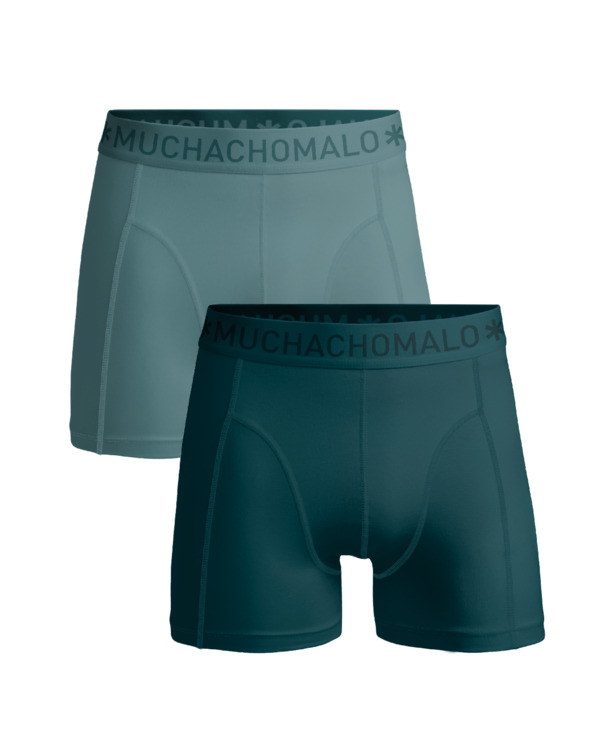 Heren 2-Pack Boxershorts Effen Green