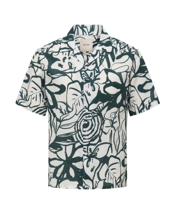 Regular Fit Resort Kraag Korte Mouwen (K/M) Heren