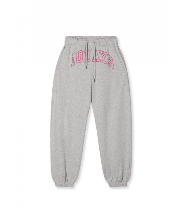 10DAYS Dames fleece joggingbroek katoen elastaan