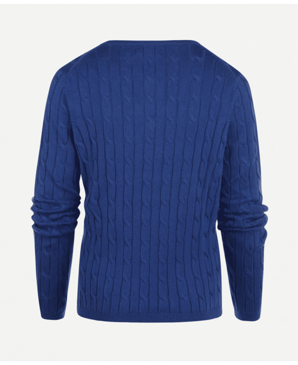 V- neck Cable Sweater