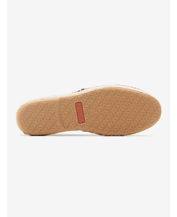 No Label x Abarca Katoenen Espadrilles Heren