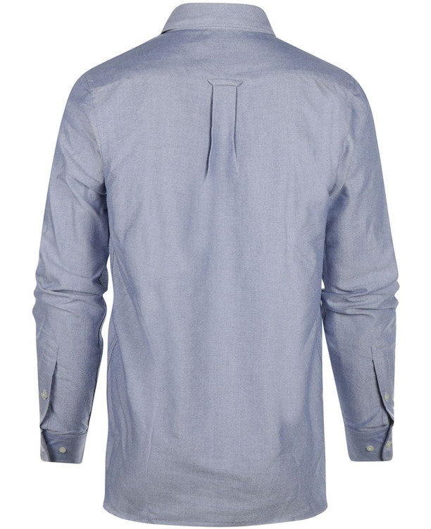 Steppin' Out Overhemd Oxford Melange Blauw