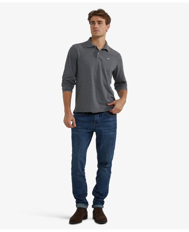 Classic Polo Long Sleeves 100% Cotton Heren