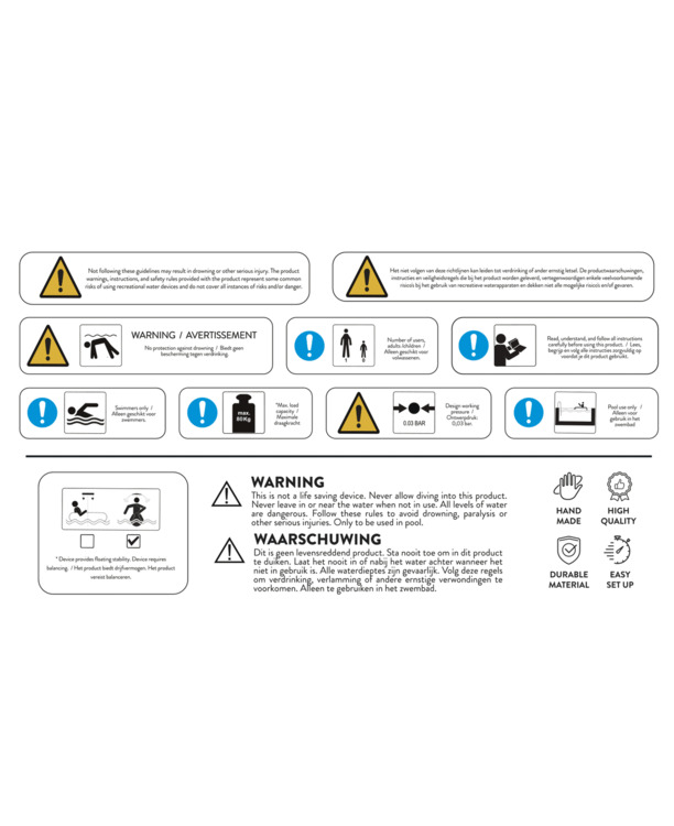 'Pool Position' Luchtbed - Max Verstappen